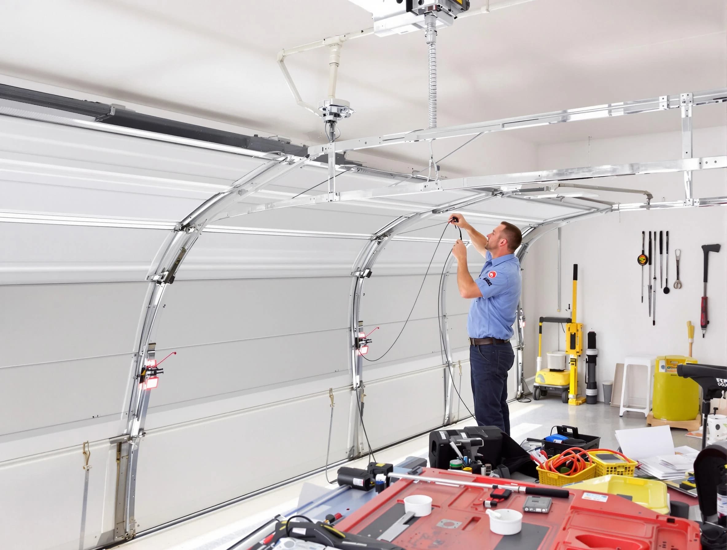 Garage door cable repair service by Allegheny Garage Door Repair in Allegheny
