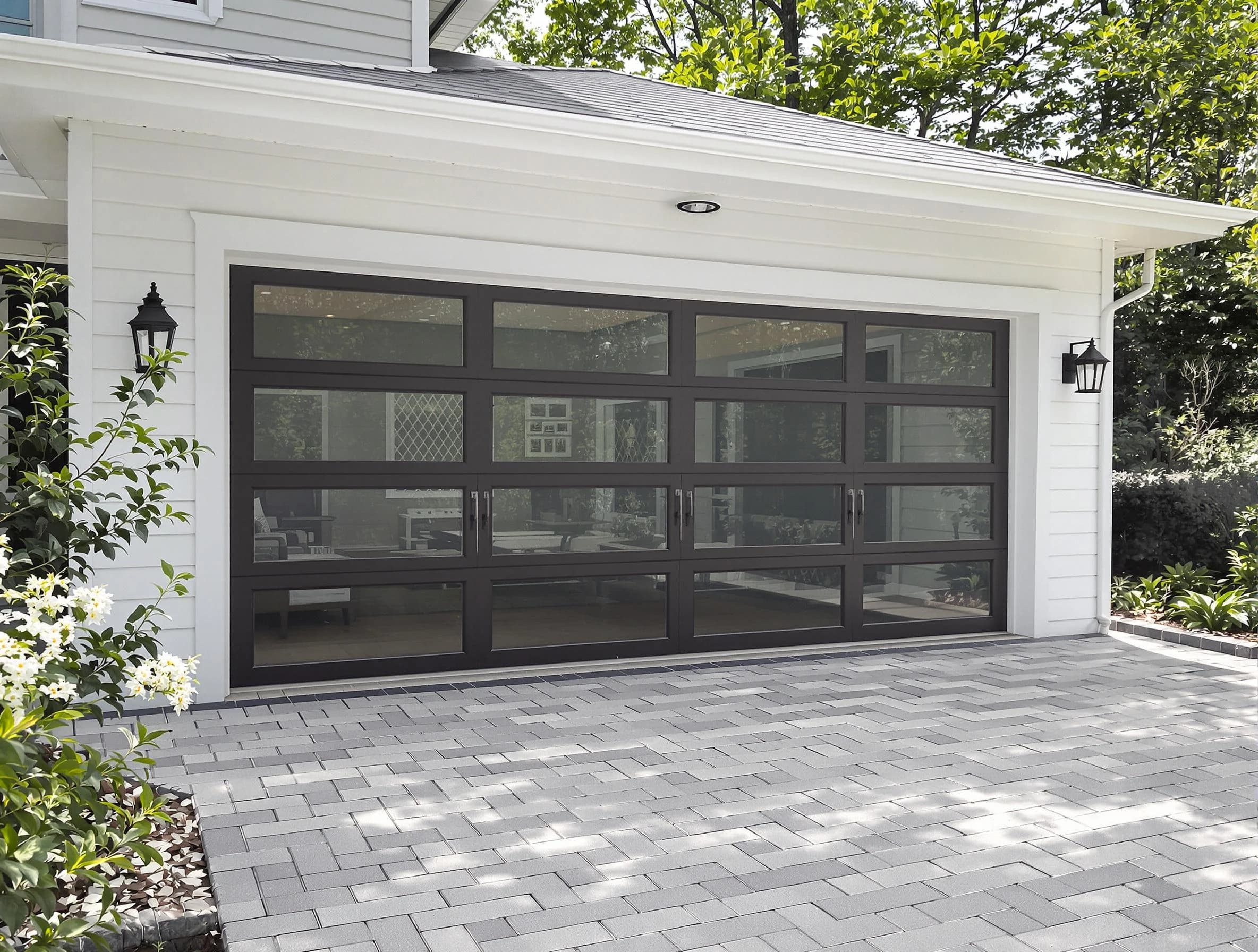 Allegheny Garage Door Repair design specialist presenting custom garage door options to Allegheny homeowner