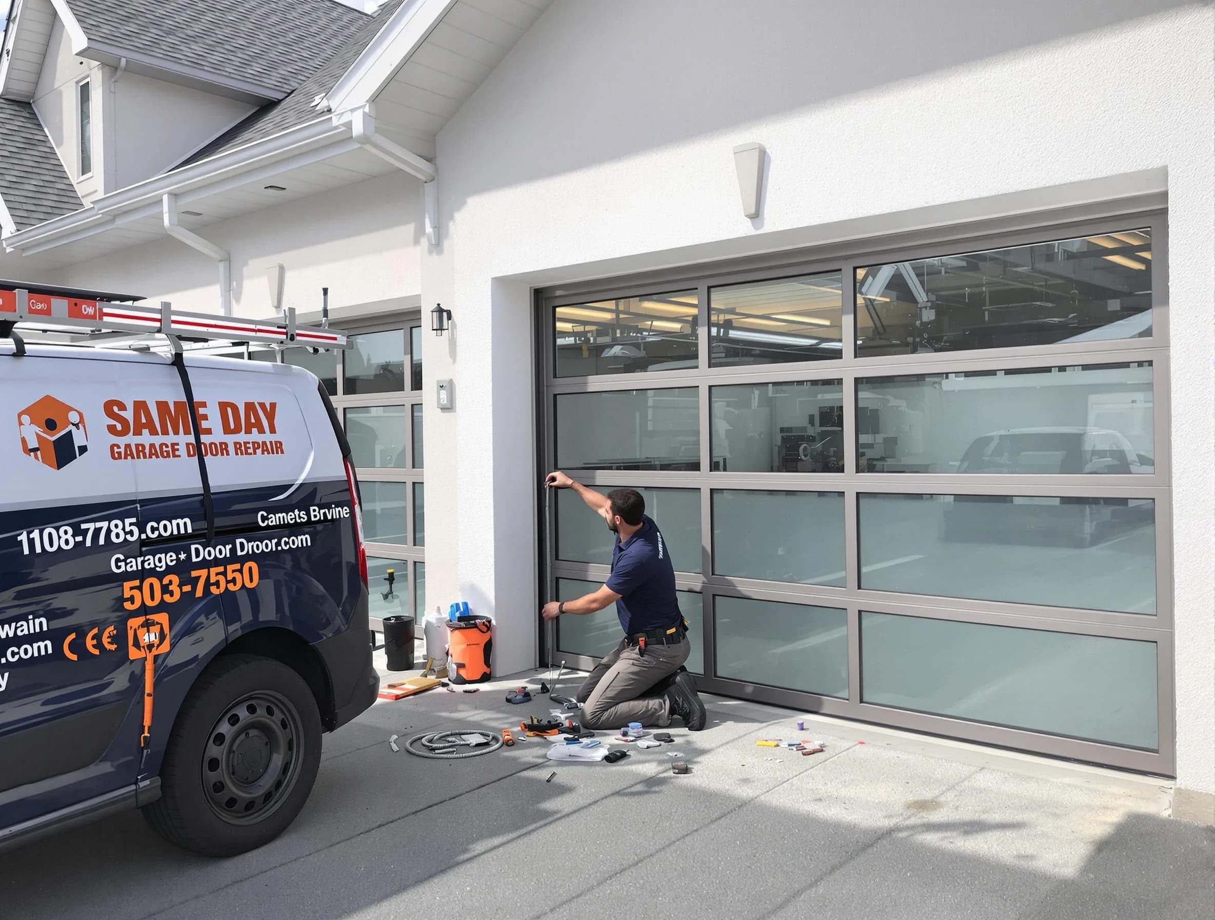 Same-day garage door repair service by Allegheny Garage Door Repair in Allegheny