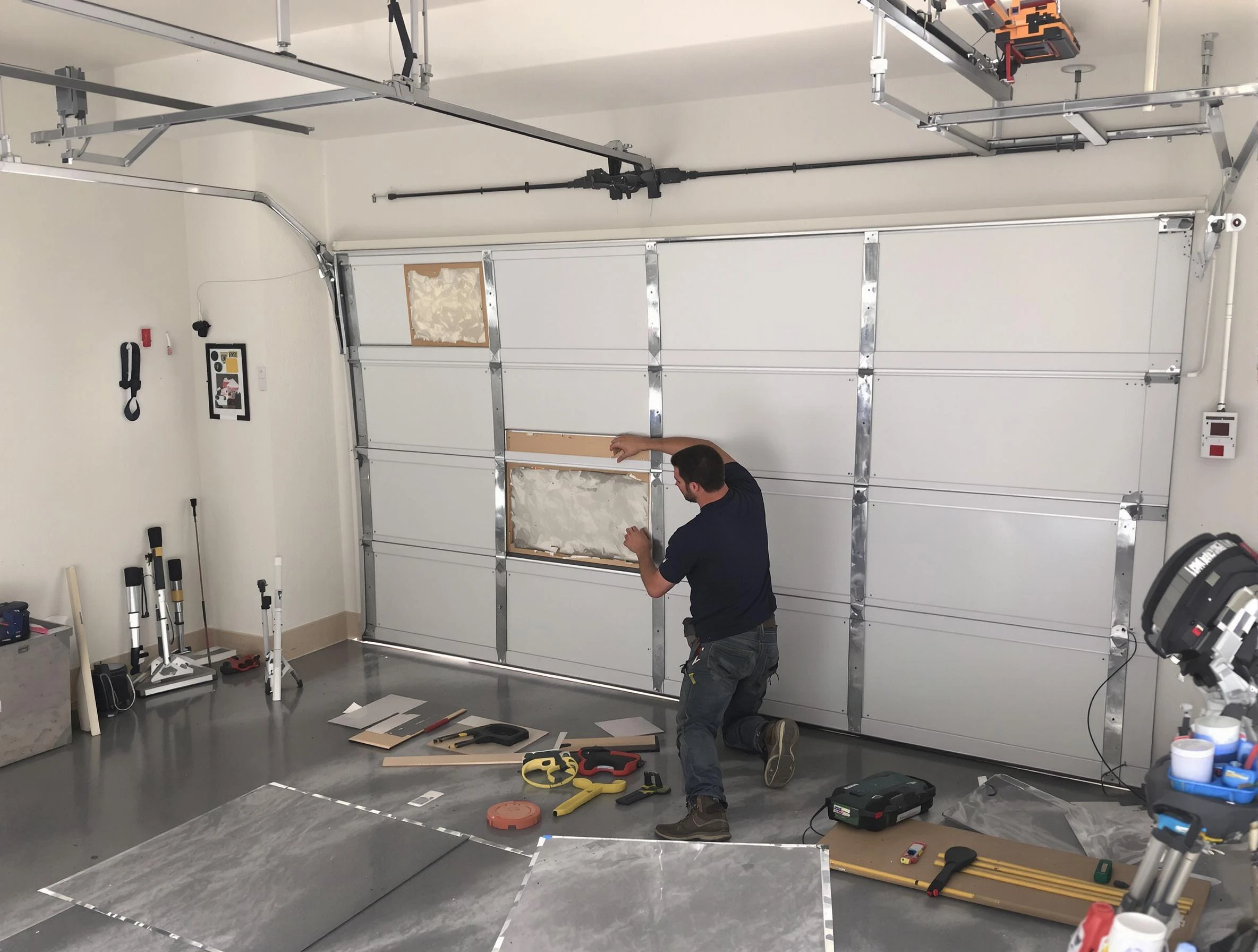 Garage Door Panel Repair in Allegheny