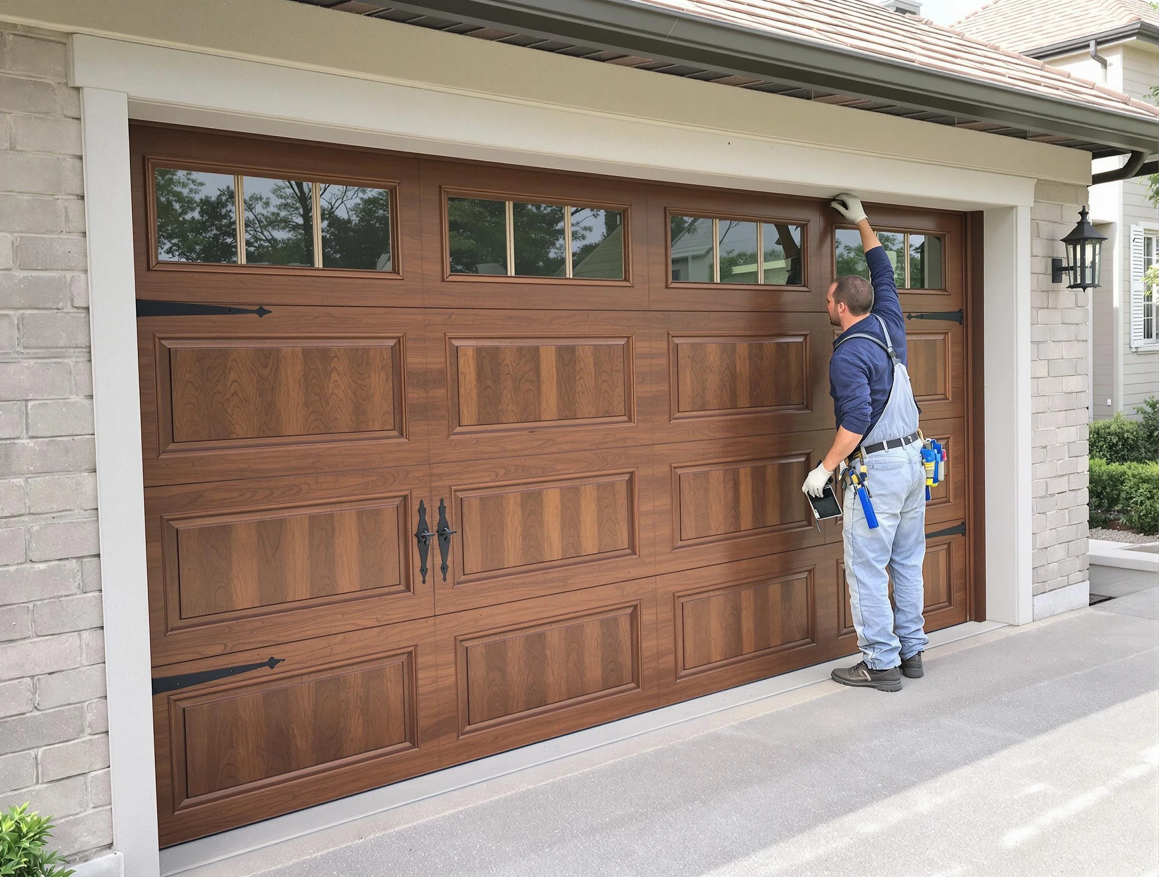 Custom garage door showcase by Allegheny Garage Door Repair in Allegheny