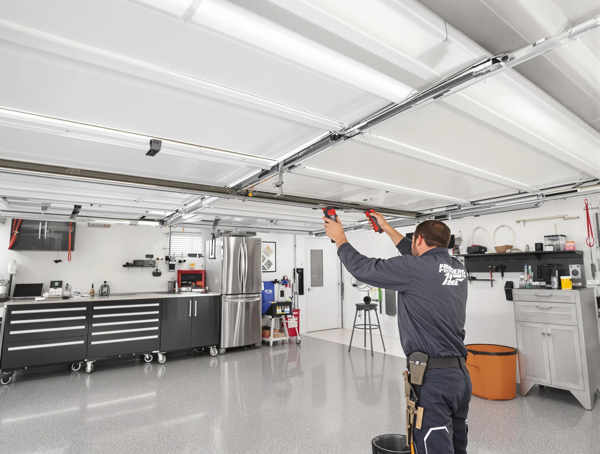 Overhead garage door repair service by Allegheny Garage Door Repair in Allegheny